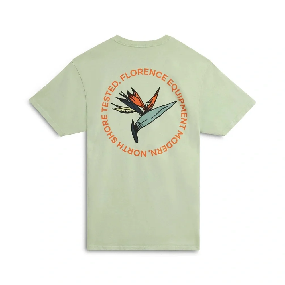 NWT Florence Marine X Mens T Shirt Birds of Paradise Short Sleeve Crewneck Tee M - Picture 1 of 2